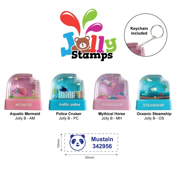 Jolly Stamp Water Park Series B with keychain 30x10mm